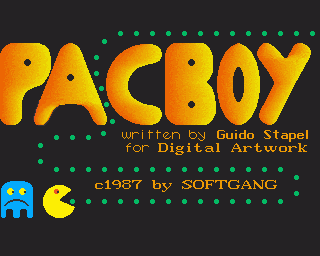 Amiga GameBase Pacboy Softgang 1987
