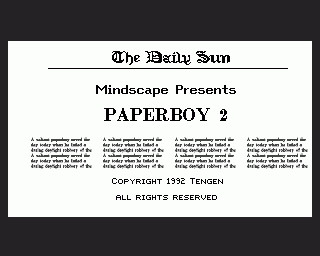 Amiga GameBase Paperboy_2 Mindscape 1992