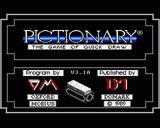 Amiga GameBase Pictionary Domark 1989