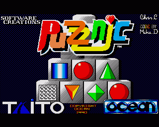 Amiga GameBase Puzznic Ocean 1990