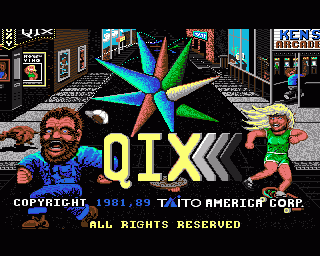 Amiga GameBase Qix Taito 1989