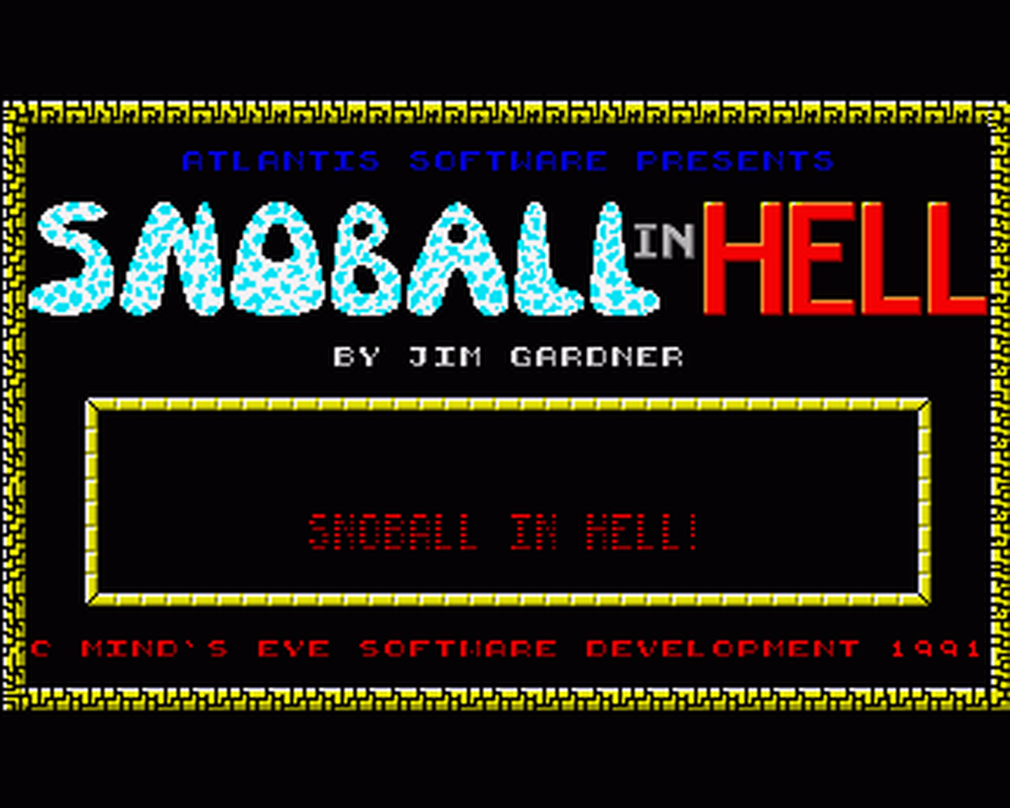 Amiga GameBase Snoball_in_Hell Atlantis 1991