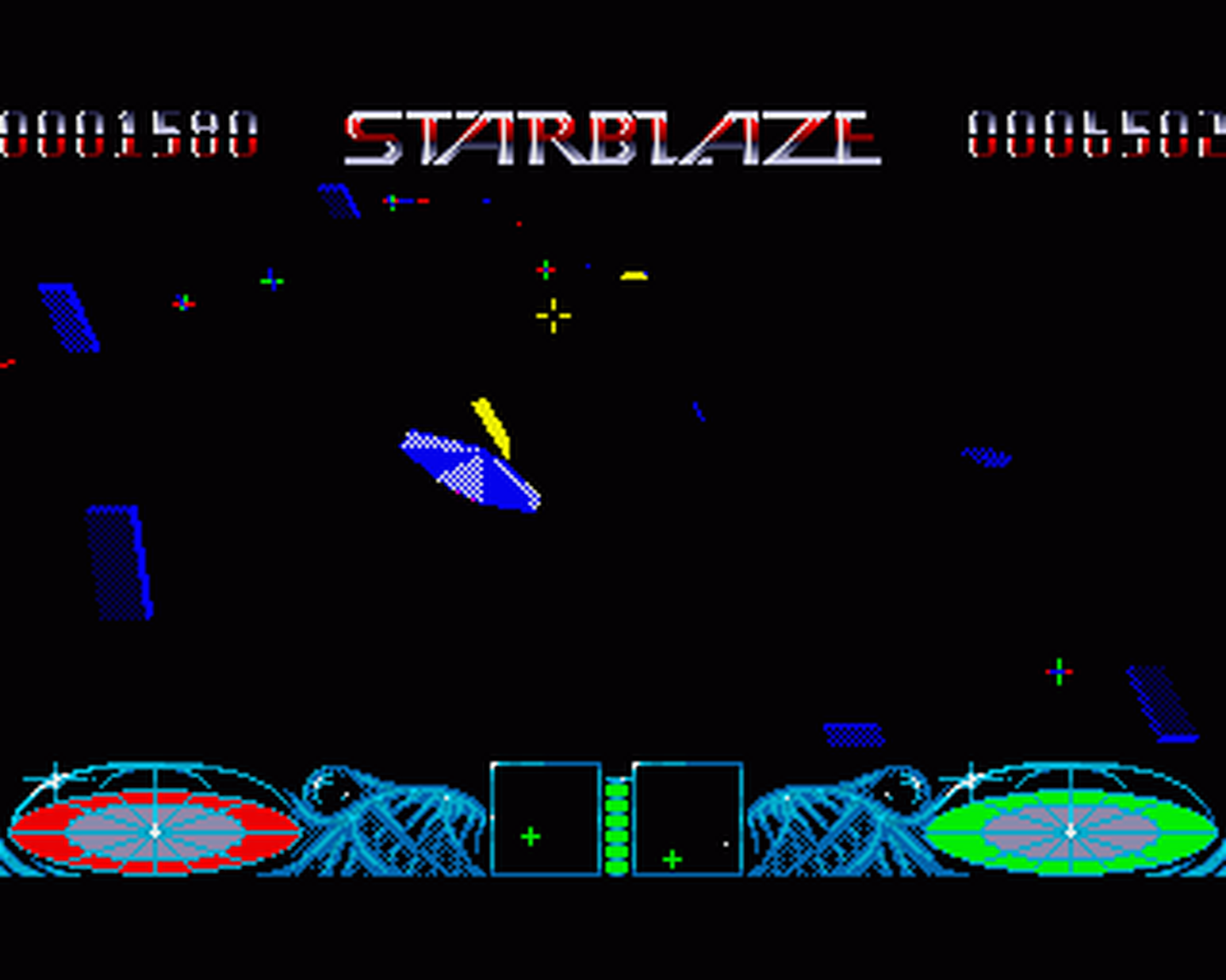 Amiga GameBase Star-blaze Logotron 1989