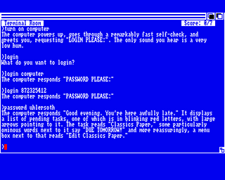 Amiga GameBase Lurking_Horror,_The Infocom 1987