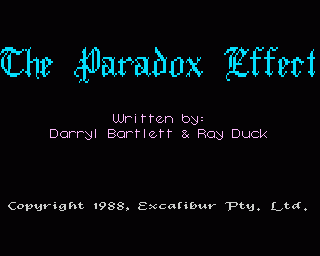 Amiga GameBase Paradox_Effect,_The ECP 1988