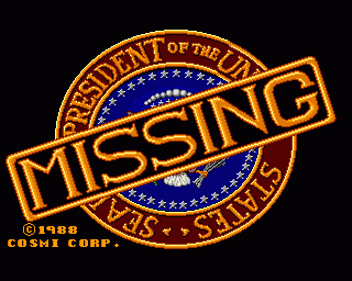 Amiga GameBase President_is_Missing,_The Cosmi_-_MicroProse 1988