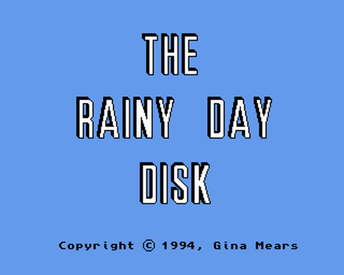 Amiga GameBase Rainy_Day_Disk,_The F1_Licenceware 1994