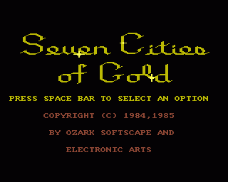 Amiga GameBase Seven_Cities_of_Gold,_The Electronic_Arts 1985