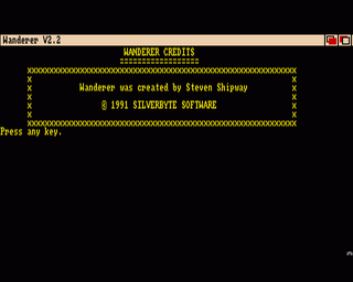 Amiga GameBase Wanderer,_The Silverbyte 1991