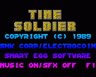 Amiga GameBase Time_Soldier Electrocoin 1989