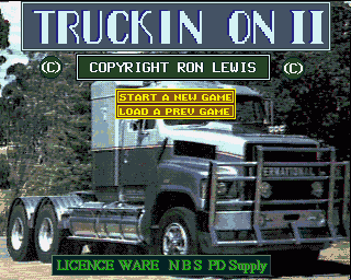 Amiga GameBase Truckin_On_II CLR_Licenceware 1991