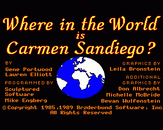 Amiga GameBase Where_in_the_World_is_Carmen_Sandiego? Broderbund 1989