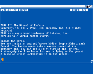 Amiga GameBase Zork_II_-_The_Wizard_of_Frobozz Infocom 1986