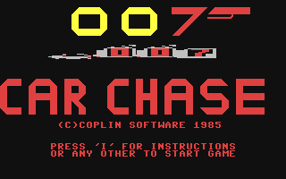 C64 GameBase 007_Car_Chase Coplin_Software 1985