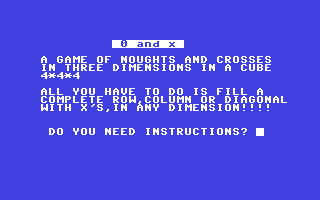C64 GameBase 0_and_X Robtek_Ltd. 1986