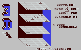 C64 GameBase 3D_Tic_Tac_Toe Micro_Application 1984
