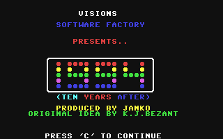 C64 GameBase 1994_-_Ten_Years_After Visions_Software_Factory 1984