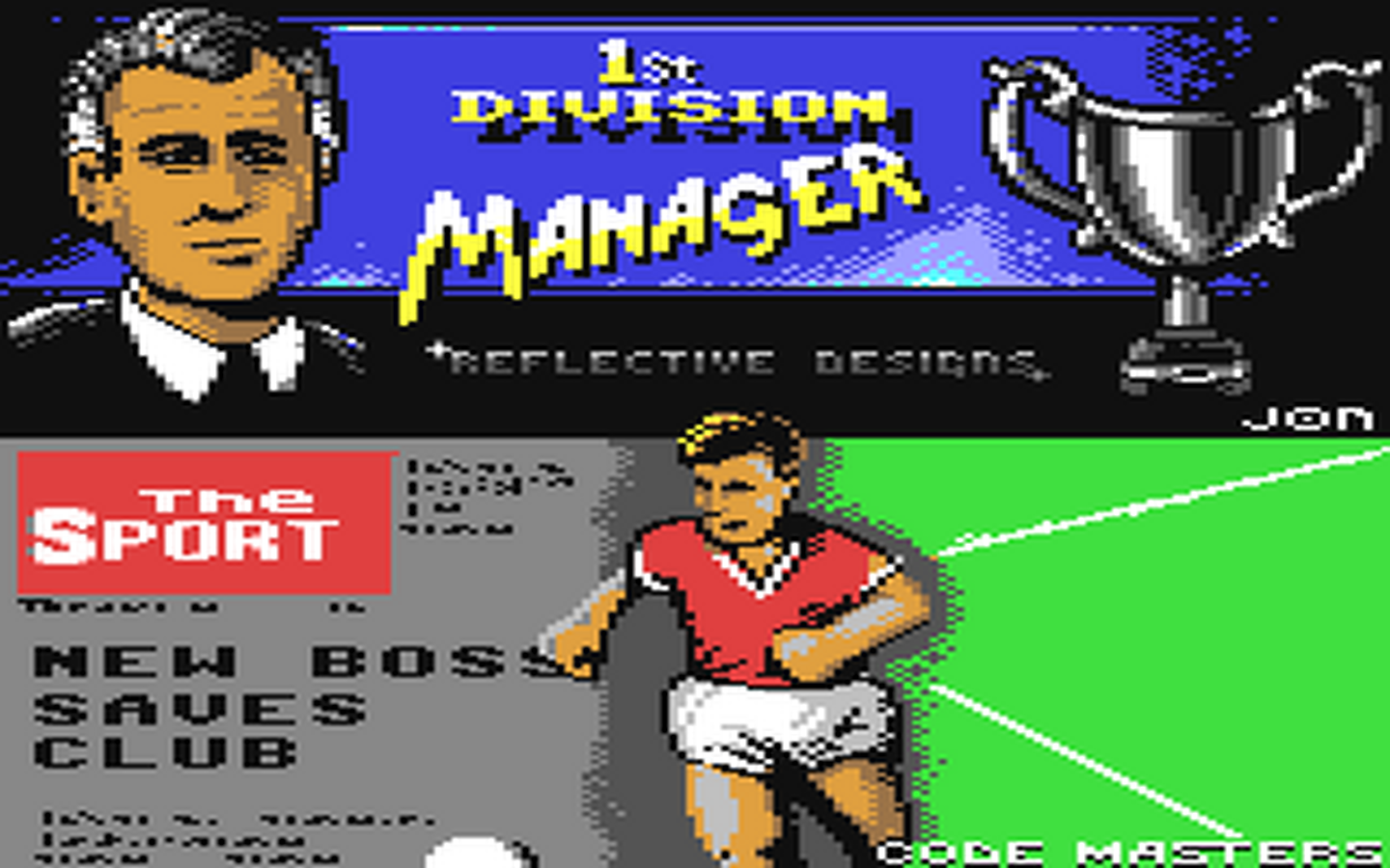 C64 GameBase 1st_Division_Manager Codemasters 1993