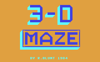 C64 GameBase 3D_Maze Sportscene_Specialist_Press_Ltd./Your_64 1985