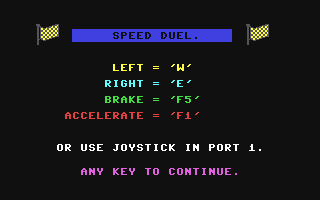 C64 GameBase 3D_Speed_Duel Dk'Tronics_Ltd. 1984