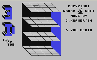 C64 GameBase 3D_Tic_Tac_Toe RadarSoft 1984