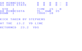 C64 GameBase 3_in_1_College_&_Pro_Football Lance_Haffner_Games 1985