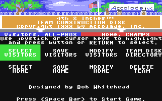 C64 GameBase 4th_&_Inches Accolade 1987