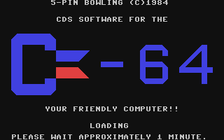 C64 GameBase 5-Pin_Bowling CDS_(Commercial_Data_Systems_Ltd.) 1984