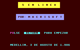 C64 GameBase 5_en_Linea Macrisoft 1986