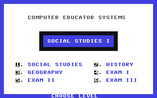 C64 GameBase 64-Education_Humanities_Series_-_Social_Studies_I Cymbal_Software,_Inc. 1983