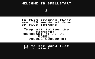 C64 GameBase 64-Education_Language_Series_-_L-02_Spellstart_II Computer_Classics_Pty._Ltd. 1983