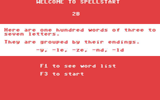 C64 GameBase 64-Education_Language_Series_-_L-02_Spellstart_II Computer_Classics_Pty._Ltd. 1983