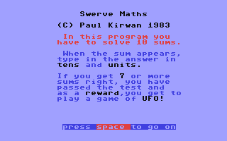 C64 GameBase 64-Education_Math_Series_-_M-30_Swerve_Maths Computer_Classics_Pty._Ltd. 1983