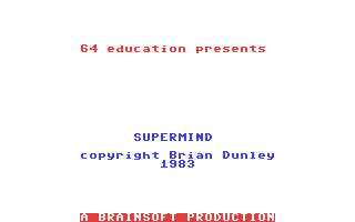 C64 GameBase 64-Education_Math_Series_-_M-100_Supermind Computer_Classics_Pty._Ltd. 1983