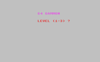 C64 GameBase 64_Gammon
