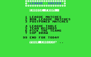 C64 GameBase 64_League_Soccer Sophisticated_Games 1984