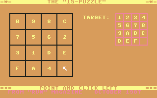 C64 GameBase 15-Puzzle,_The CW_Communications,_Inc./RUN 1987