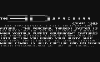 C64 GameBase 3D_Spacewar,_The Binary_Zone_PD 1989