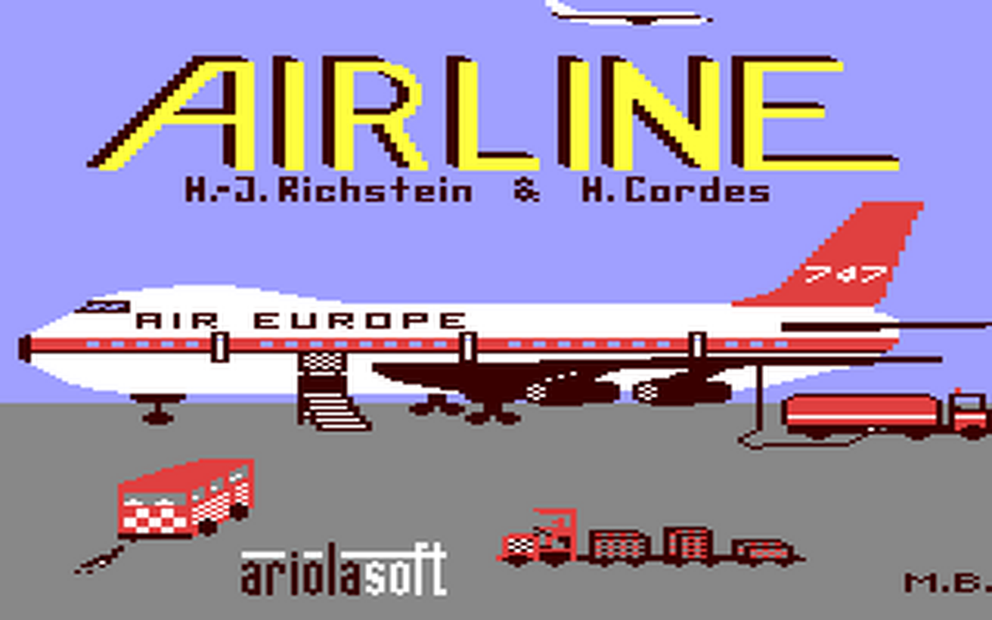 C64 GameBase Airline Ariolasoft 1986