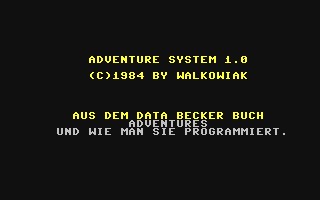 C64 GameBase Adventure_System Data_Becker_GmbH 1984