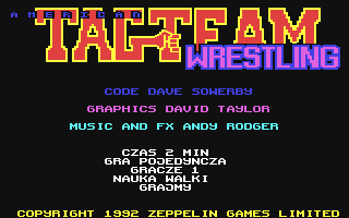 C64 GameBase American_Tag-Team_Wrestling LK_Avalon_(Laboratorium_Komputerowe_Avalon) 1992
