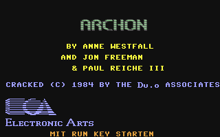 C64 GameBase Archon Ariolasoft 1984