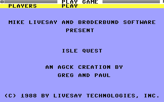 C64 GameBase AGCK_-_Arcade_Game_Construction_Kit Broderbund 1988