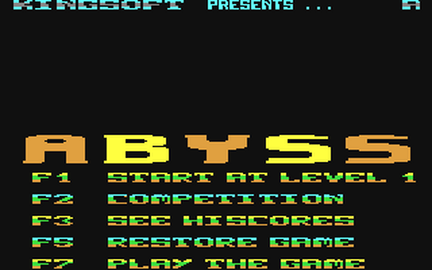 C64 GameBase Abyss Kingsoft 1988