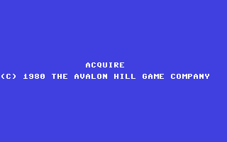 C64 GameBase Acquire Avalon_Hill_Microcomputer_Games,_Inc. 1980