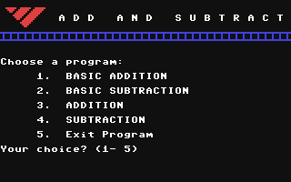 C64 GameBase Add_and_Subtract Vision_Software