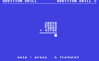 C64 GameBase Addition_Drill Commodore_Educational_Software 1982