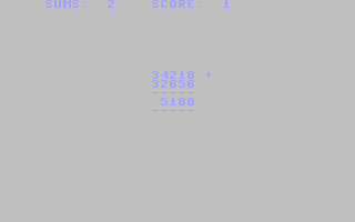 C64 GameBase Addition_and_Subtraction Granada_Publishing_Ltd. 1984