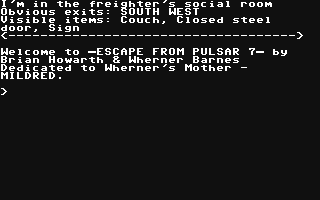 C64 GameBase Adventure_5_-_Escape_from_Pulsar_7 (Not_Published)