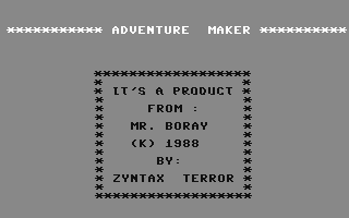 C64 GameBase Adventure_Maker (Public_Domain) 1988